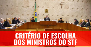 Qual o melhor critério para escolha de um MINISTRO DO STF?